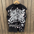 Darc Sport Bushido Blk Metal Cherry Blossom Wolves Forever Muscle Tee M 424/1000