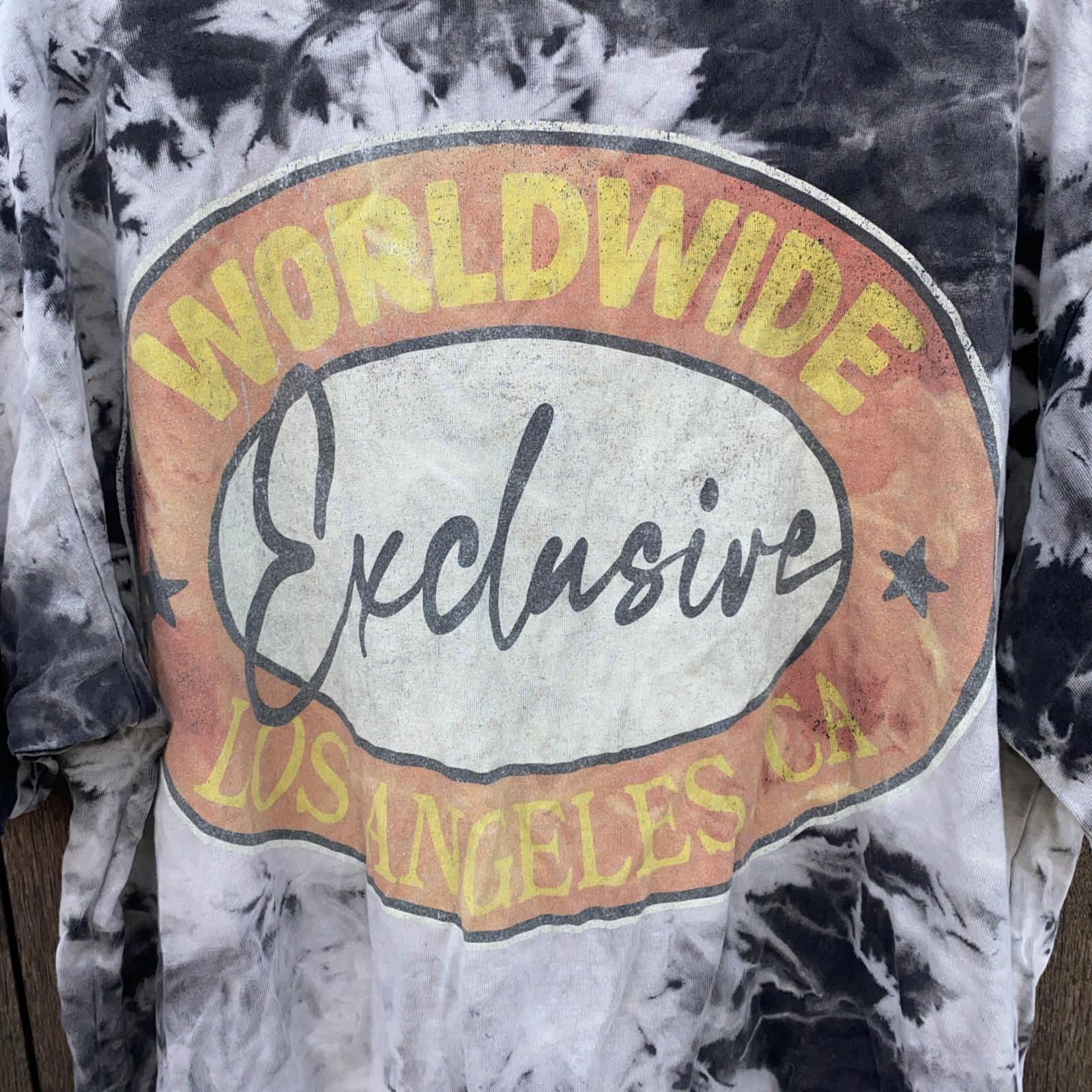 Cap City Members Only Worldwide Exclusive LA Dual Sided Tie Dye Mens T Shirt XXL