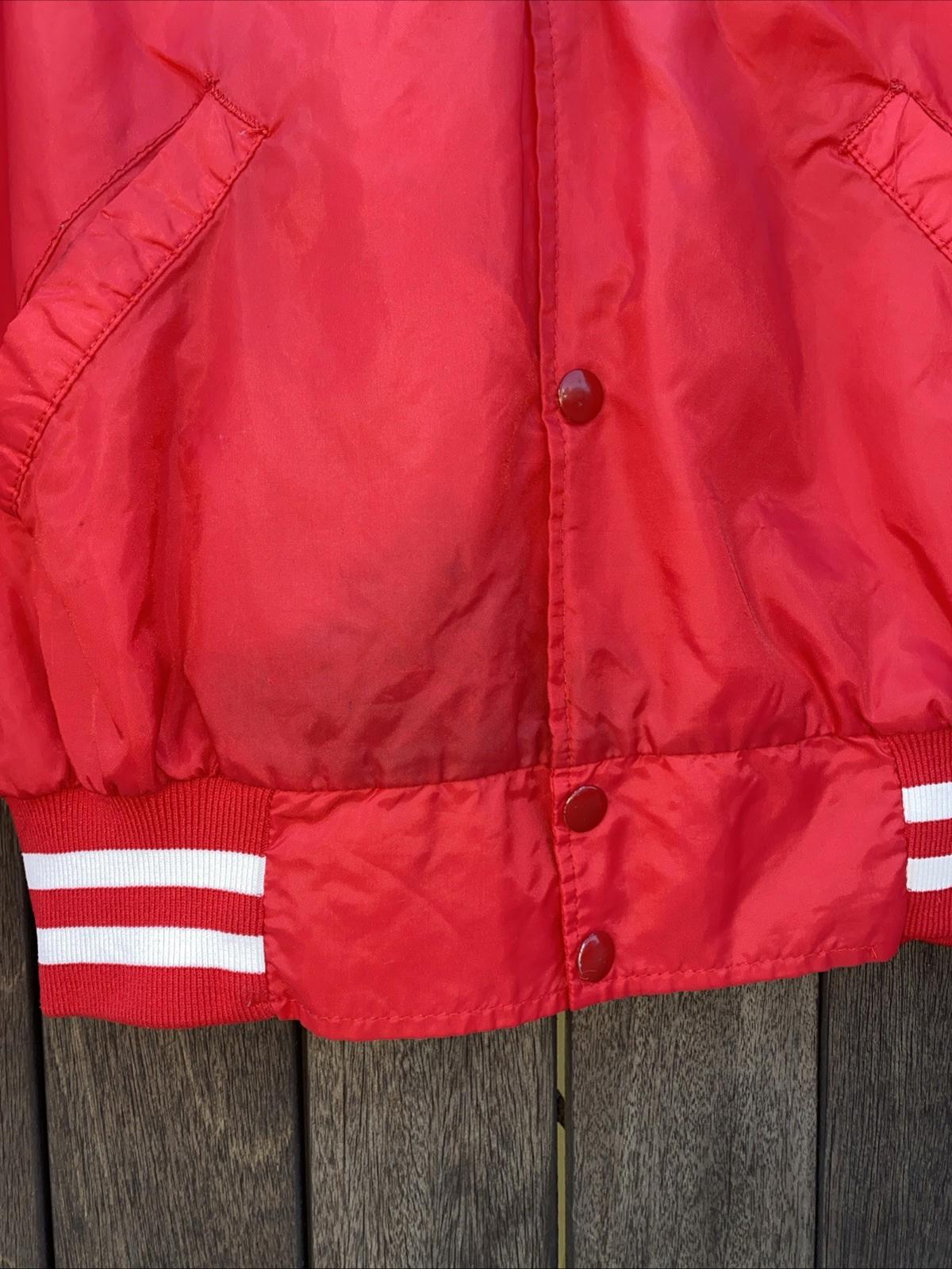 Vintage 1980’s Disney Character Fashions Mickey Mouse Varsity Jacket Red M