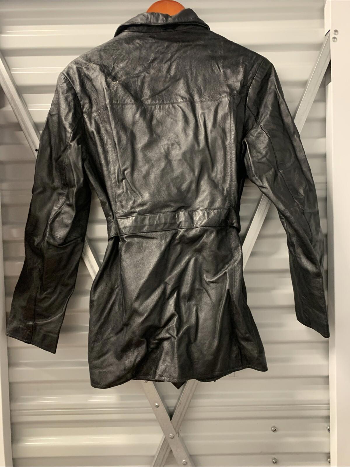 Real Comfort Leather Blazer Style Jacket With Belt