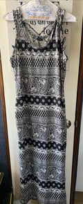 Women’s Bandana Print Stretchy Tank Top Dress Size L