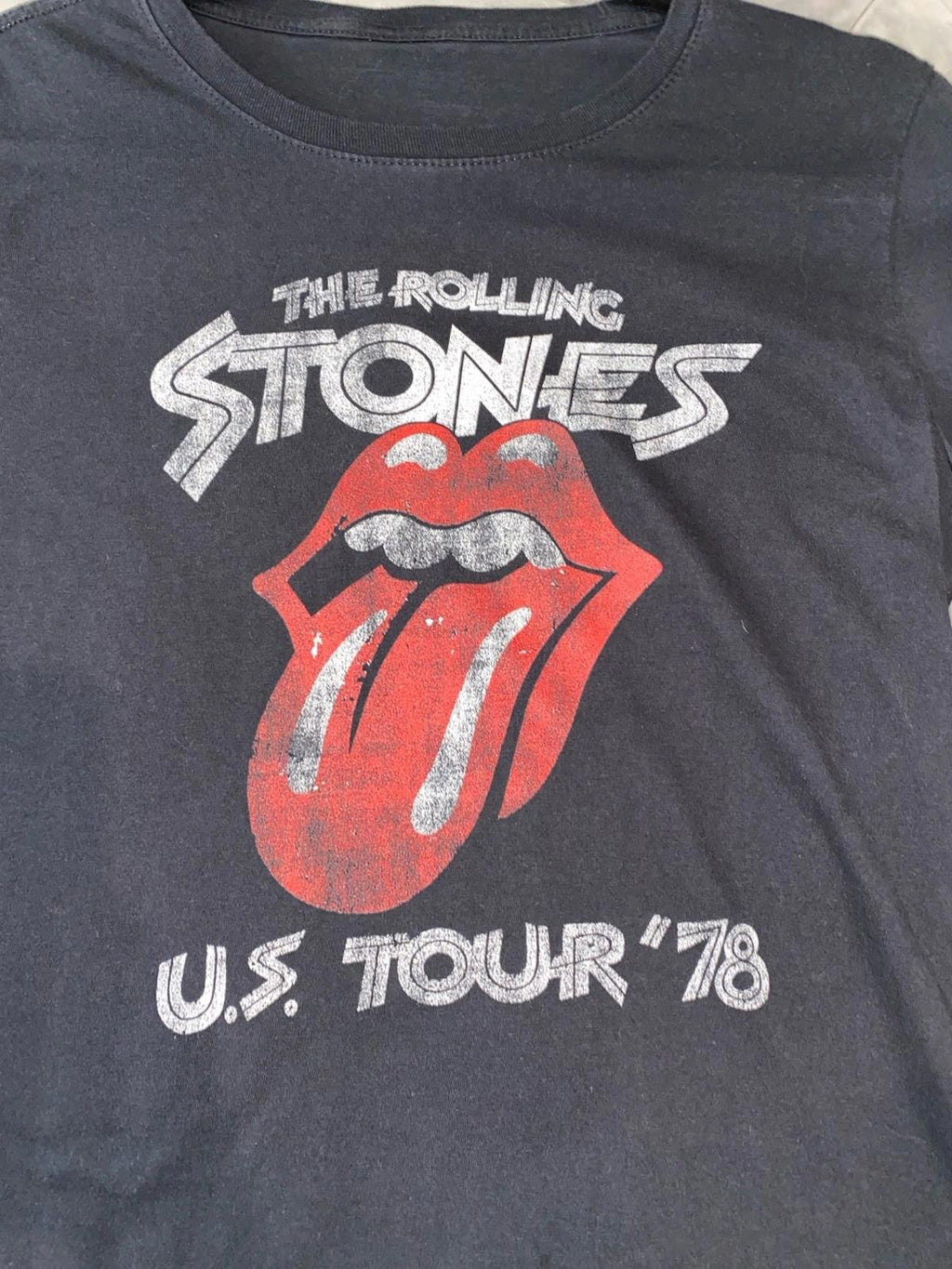 The Rolling Stones Tongue U.S. Tour ‘78 Remake Band T Shirt Womens Size M