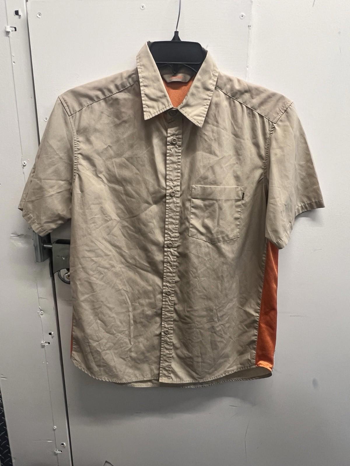 Rare Vintage Stussy Shirt Mens Small Short Sleeve USA brown