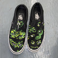 Vans Eyes In The Dark Glow In The Dark Slip On Shoes Mens Size 7 Womens 8.5