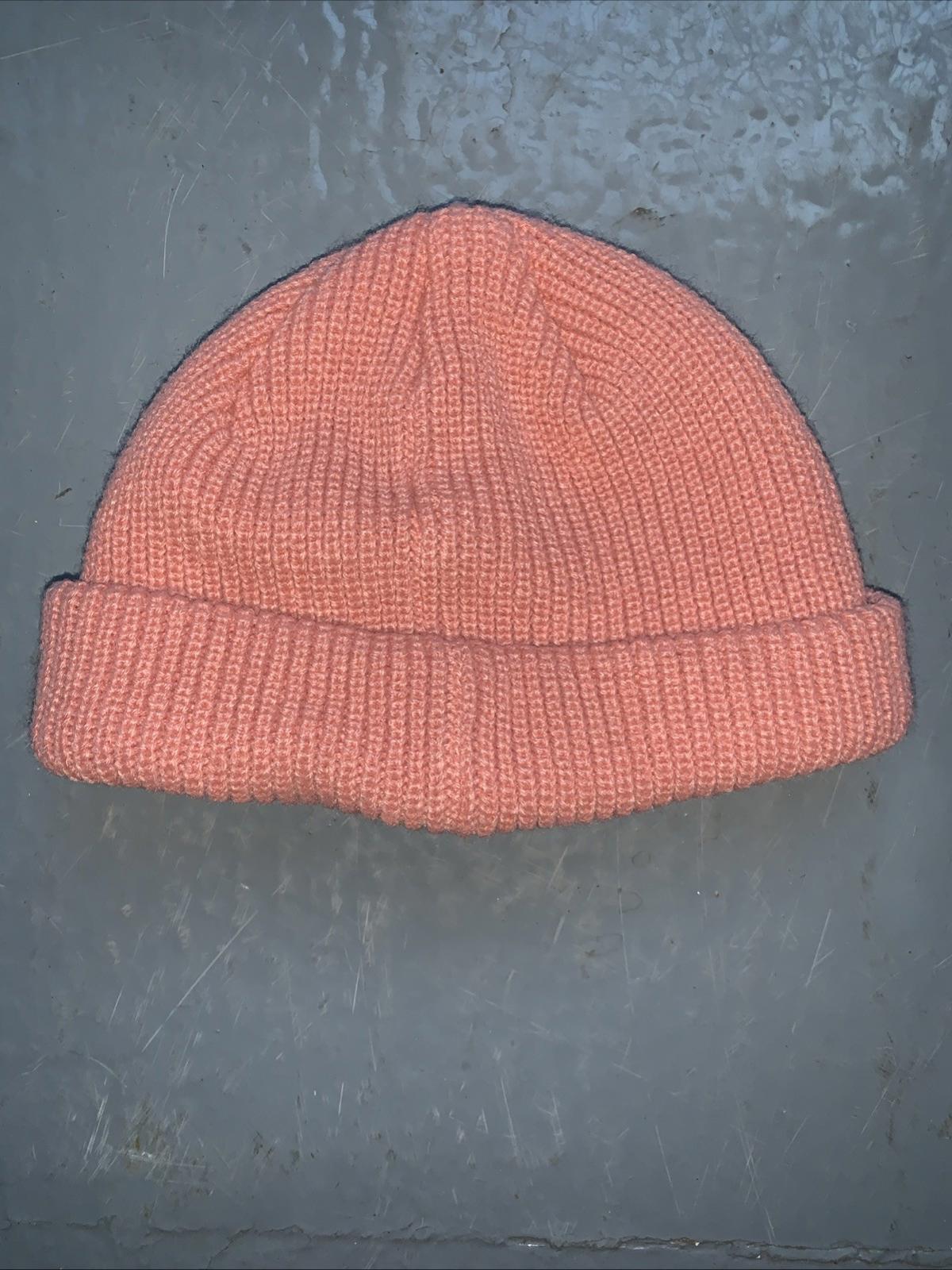 Obey Micro Beanie NWOT Salmon/pink