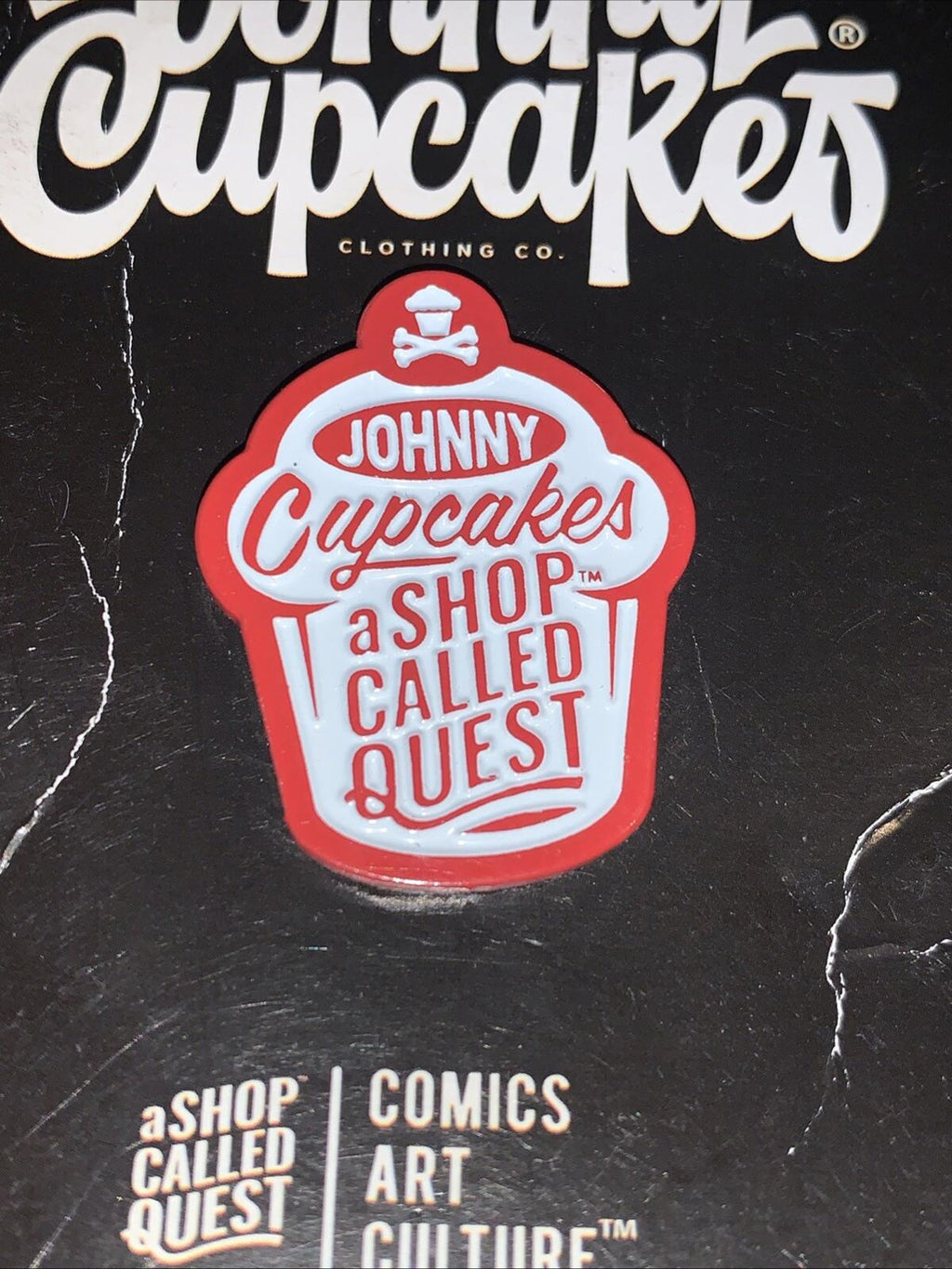 Johnny Cupcakes A Shop Called Quest Limited Edition Pin 58/100