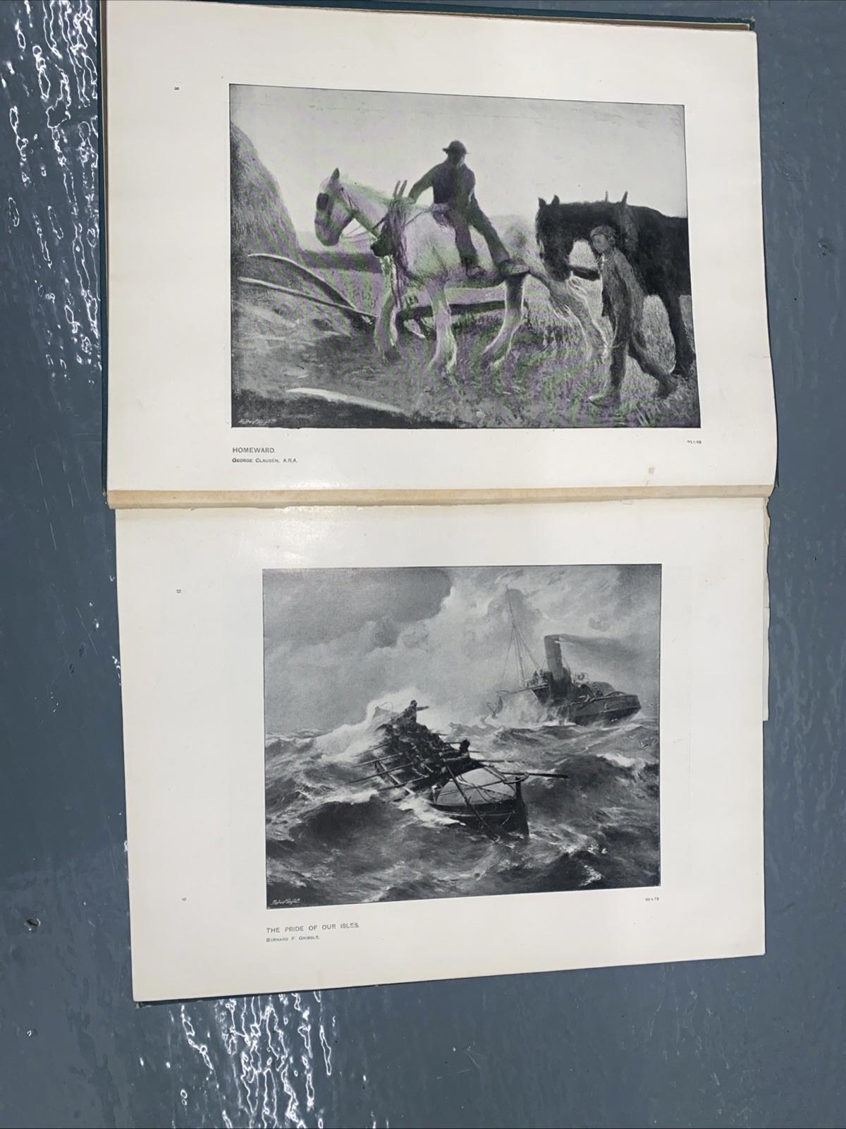 Antique Royal Academy Pictures 1902 Hardcover Book vintage Collectible