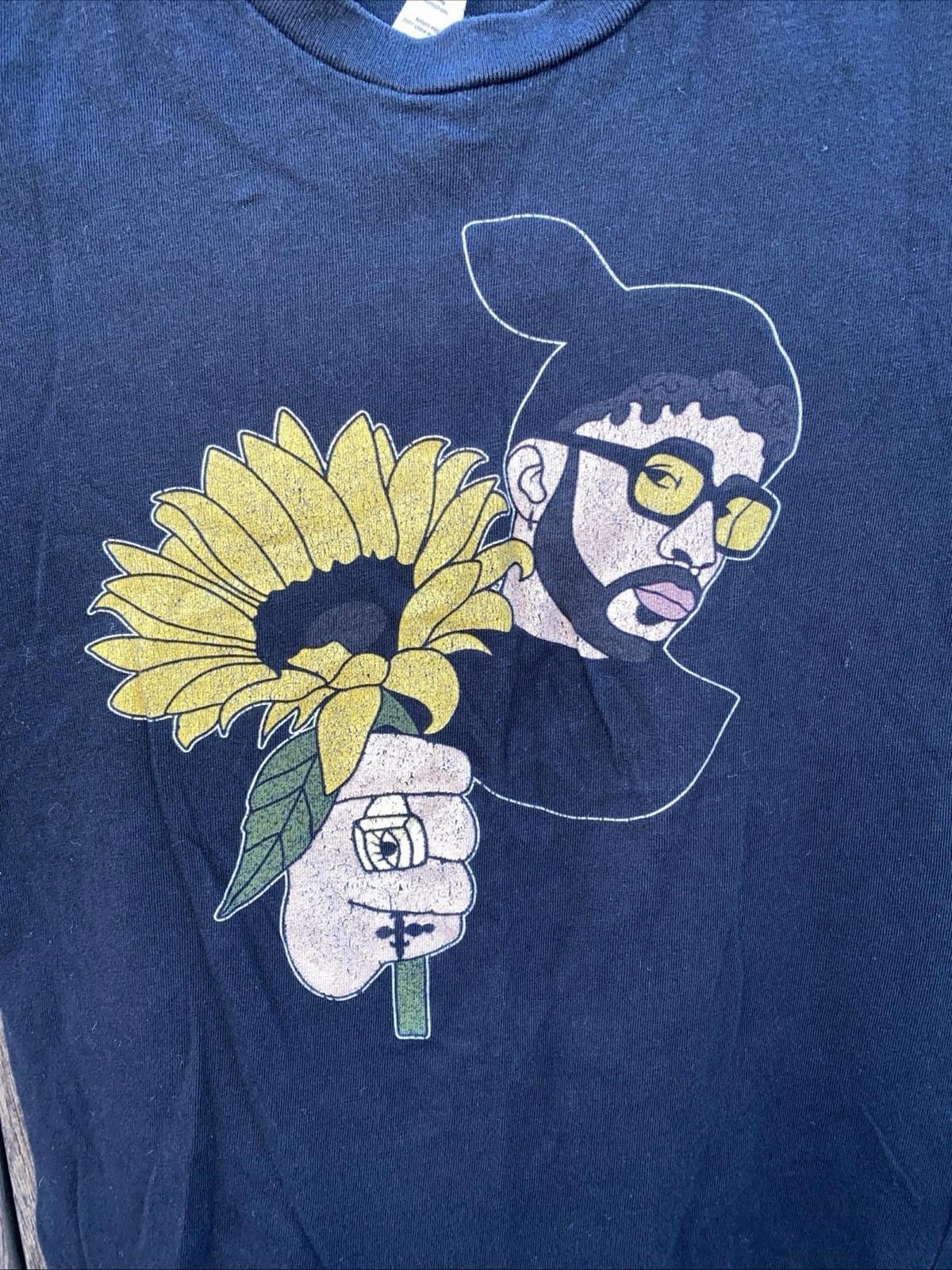 Bad Bunny Sunflower Babydoll T Shirt Size Small Stretchy