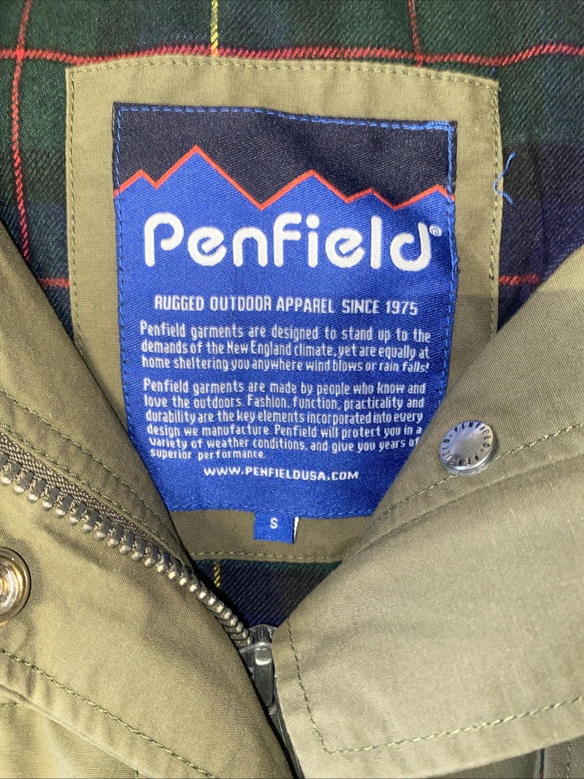 Penfield Kasson Parka classic Olive Green hooded Utility Jacket Multi Pockets