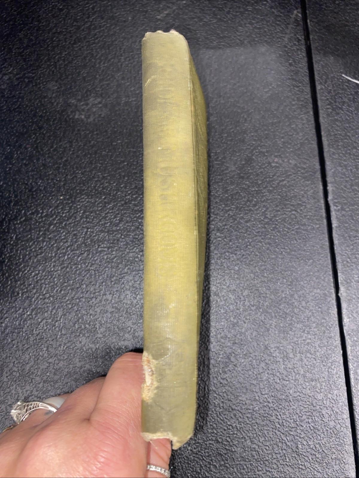 Antique Guide To The Mushrooms Hardcover Book By Emma L. Taylor Cole 1910