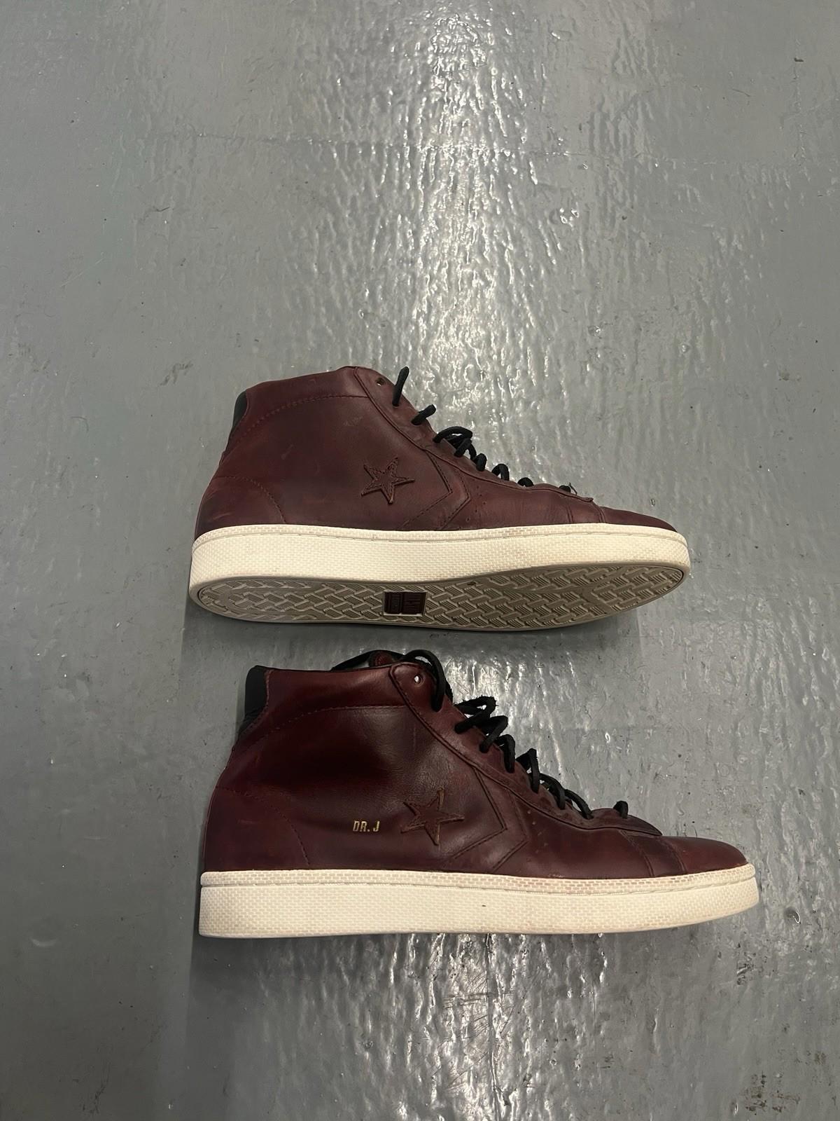Rare Converse Pro Leather Dr J Mid brown  Made size 10.5