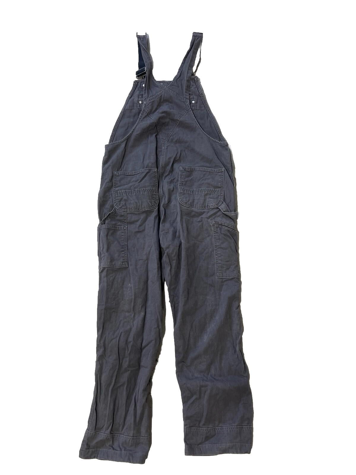 Men’s Carhartt Bib 38x30 Relaxed Fit Washed Blue