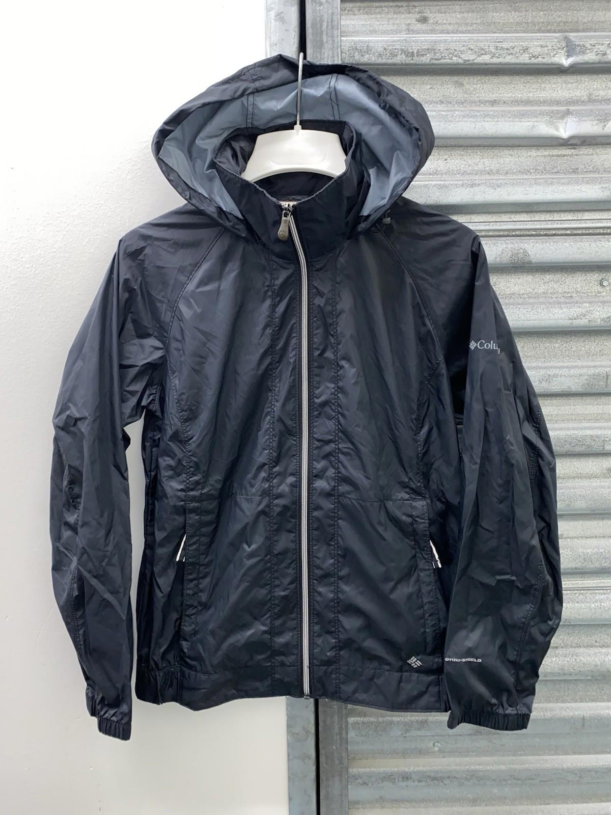 COLUMBIA Black Waterproof Switchback III Jacket with Hood Size Medium M
