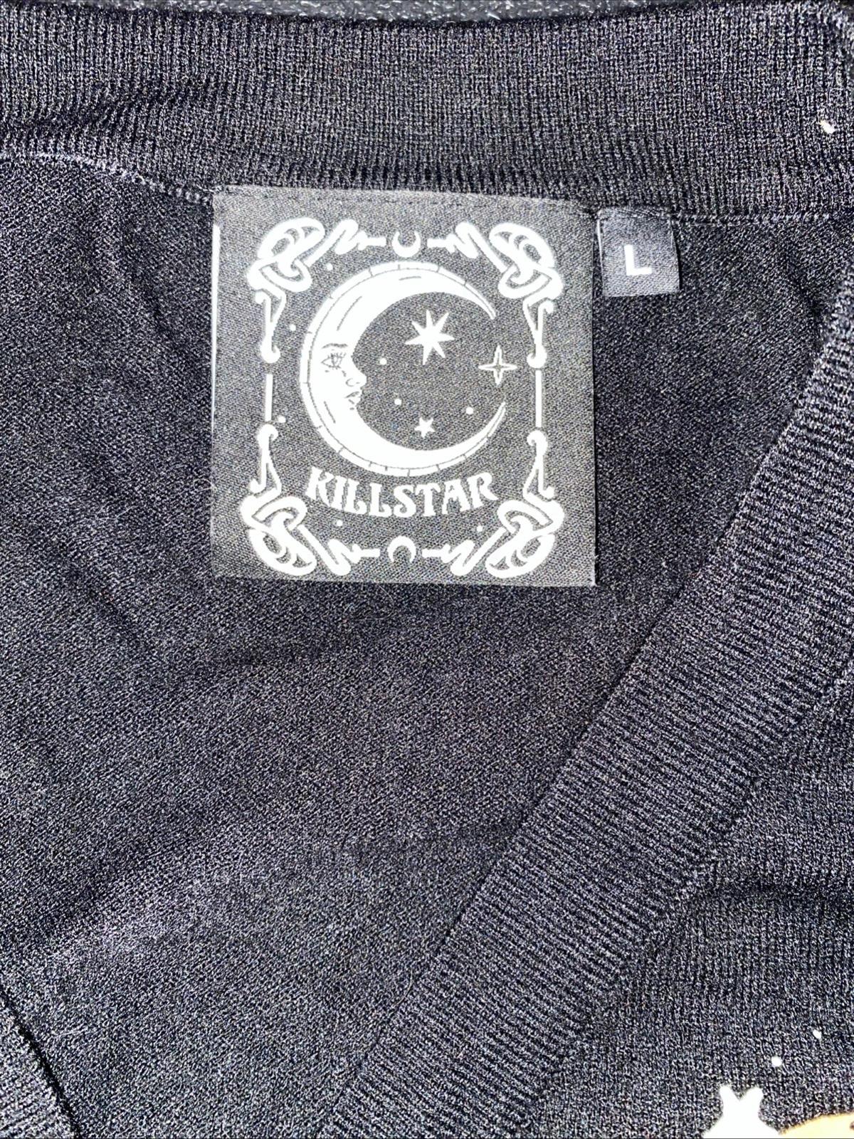 Killstar Witch Queen Button Up Cardigan Sweater Double Sided Womens Large