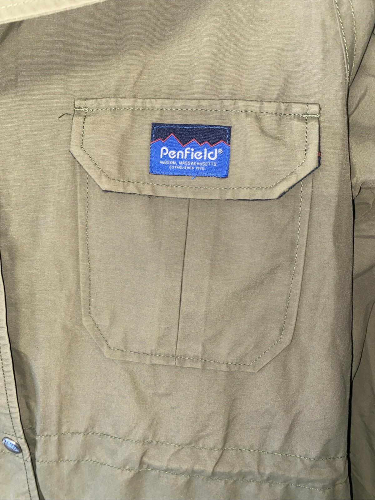 Penfield Kasson Parka classic Olive Green hooded Utility Jacket Multi Pockets