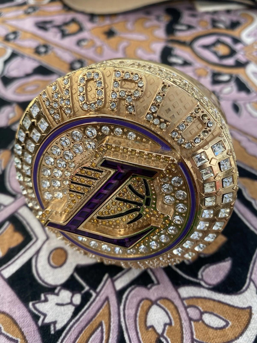 2020 LAKERS NBA CHAMPIONSHIP RING PAPERWEIGHT🏆RARE SEASON TICKET HOLDERS ONLY