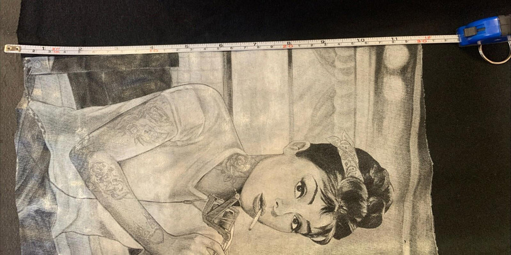Audrey Hepburn Tattooing Marilyn Monroe Cropped T Shirt