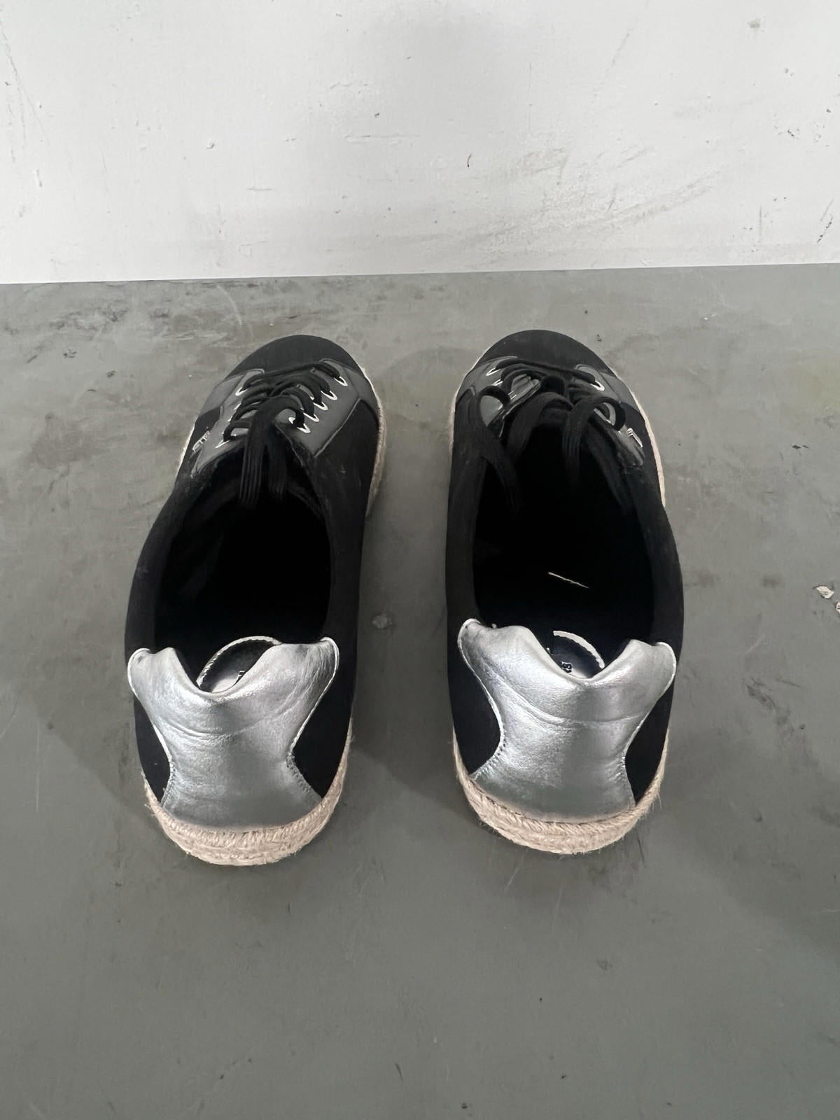 MICHAEL KORS Bryson MK HERITAGE Jute and CANVAS x LEATHER Sneakers WOMEN’S  11