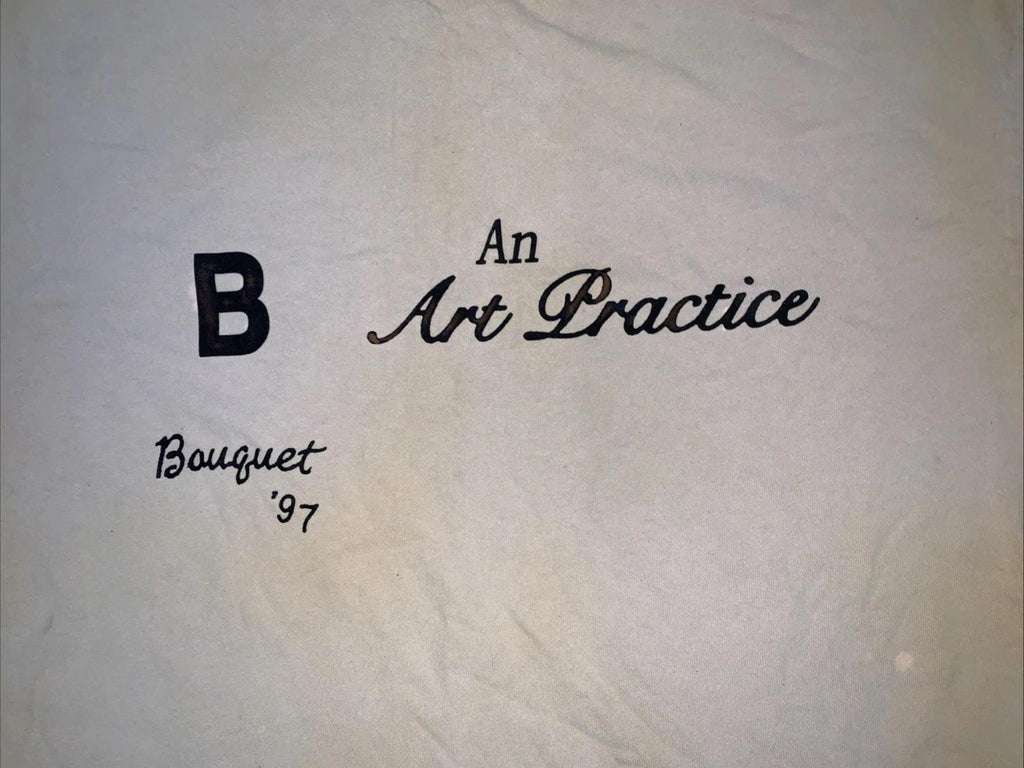 Honor The Gift Distressed An Art Practice Bouquet ‘97 Mens T Shirt Size XL