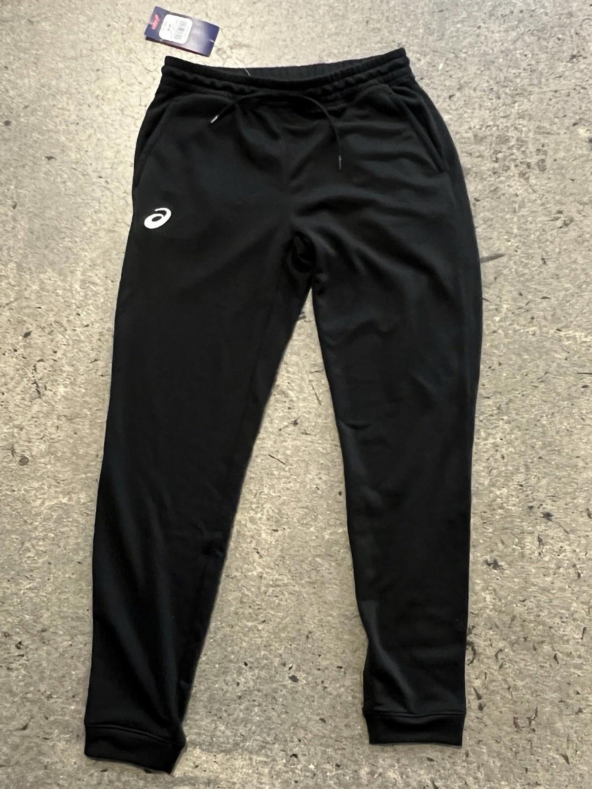 ASICS Men's Xl  French Terry Cargo Jogger Training Pants Black