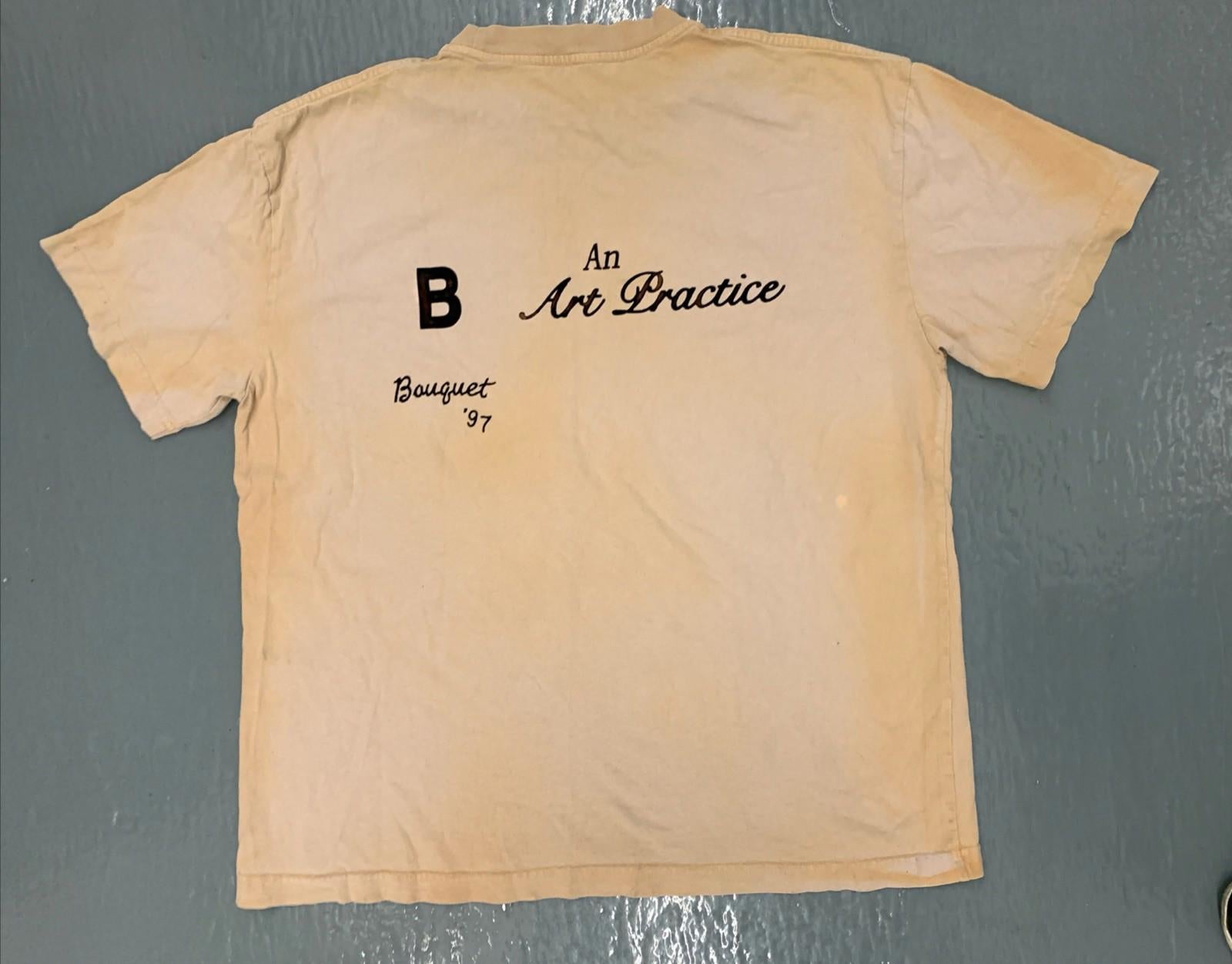 Honor The Gift Distressed An Art Practice Bouquet ‘97 Mens T Shirt Size XL