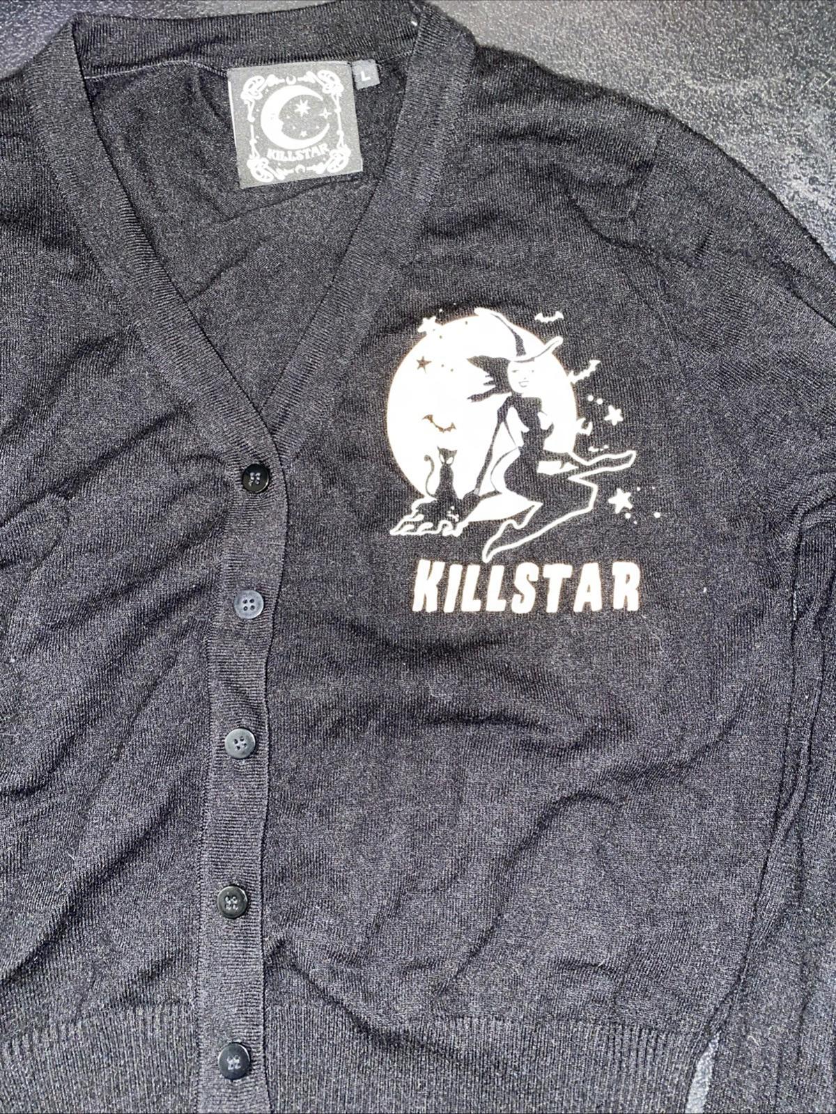 Killstar Witch Queen Button Up Cardigan Sweater Double Sided Womens Large