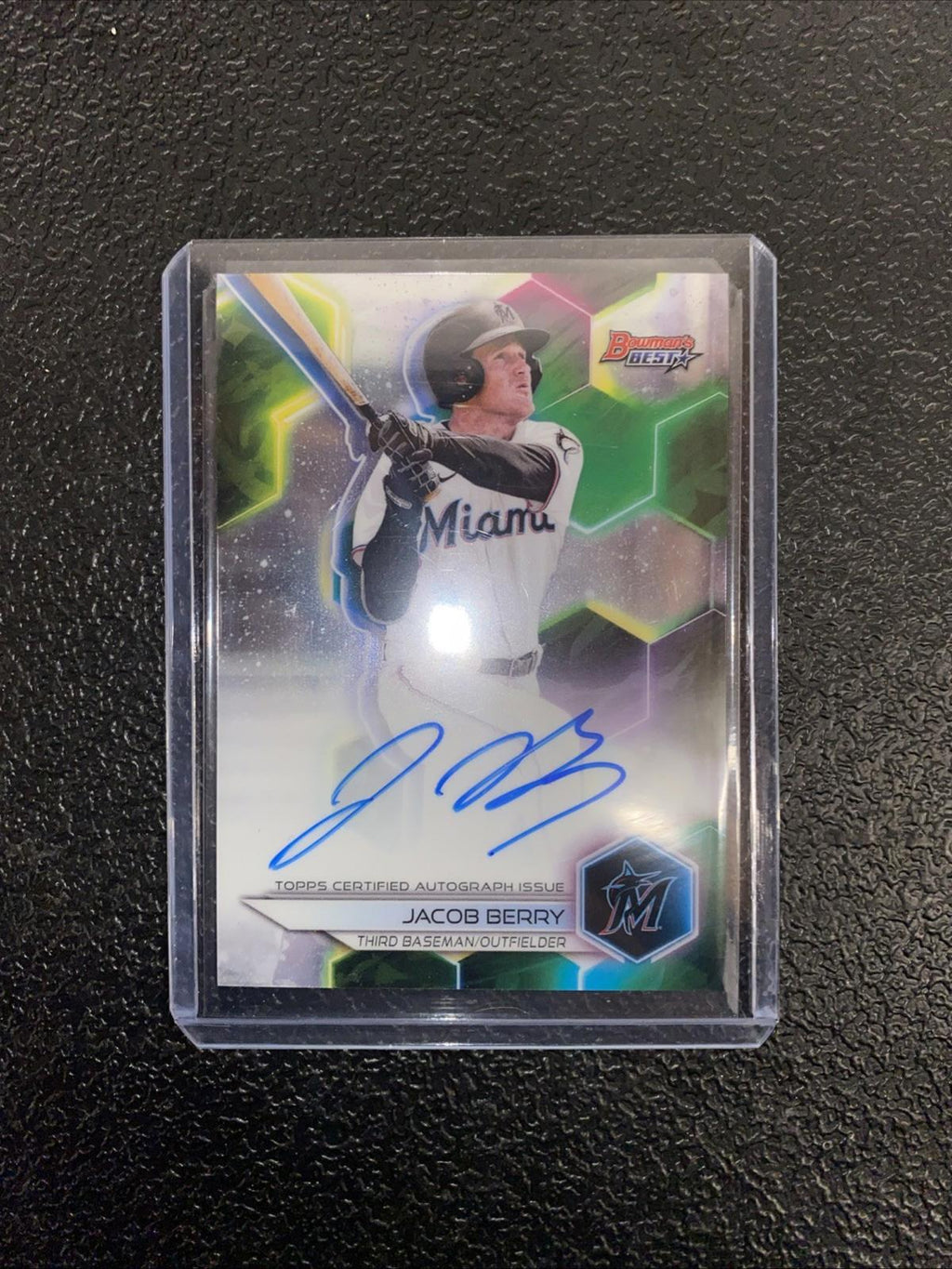2023 Bowman's Best - Best of 2023 Autographs Jacob Berry #B23-JB Refractor (AU,
